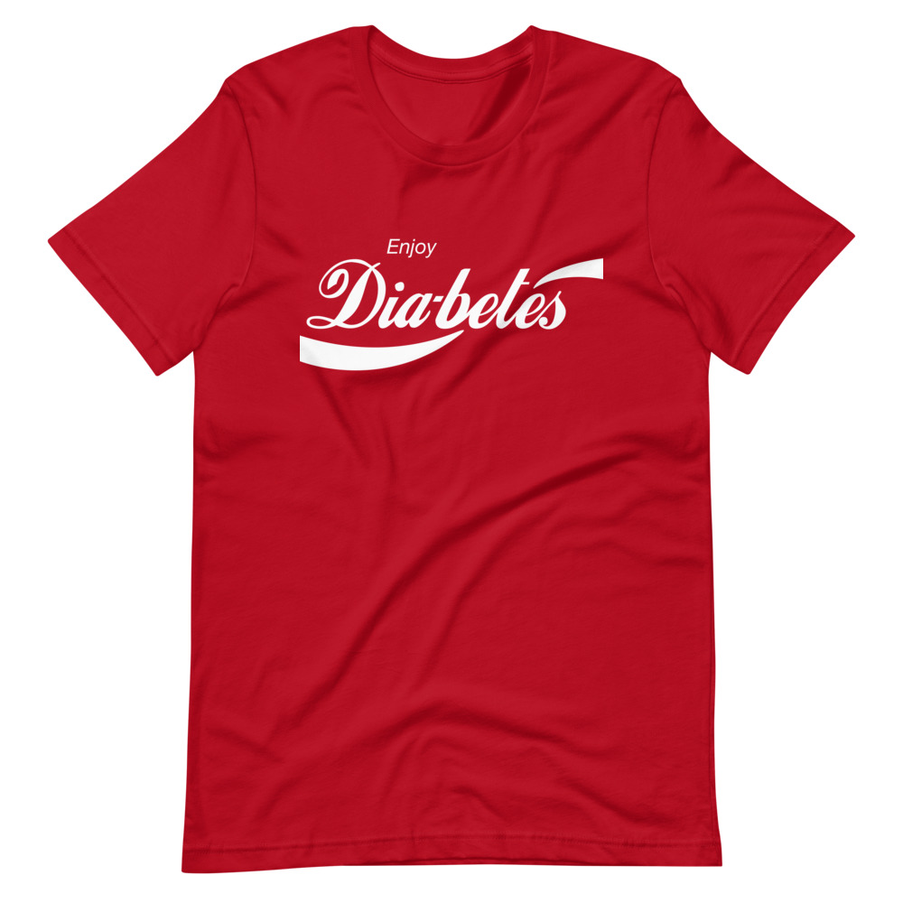 Verenigde Staten van Amerika vasthouden vertaling Enjoy Diabetes // T-Shirt from Clark Street Press